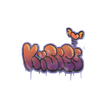 Sealed Graffiti | Kisses